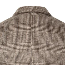 Men's Winter Coat Wool Coat Overcoat Office & Career Daily Wear Winter Polyester Thermal Warm Washable Outerwear Clothing Apparel Fashion Warm Ups Plain Pocket Lapel Single Breasted