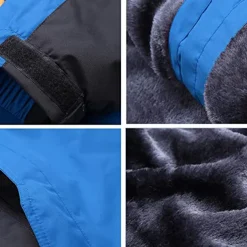 Men's Winter Jacket Fleece Jacket Softshell Jacket Windbreaker Climbing Snow Sports Thermal Warm Waterproof Hooded Waterproof Winter Autumn / Fall Sportswear Regular Red Army Green Light Black Light