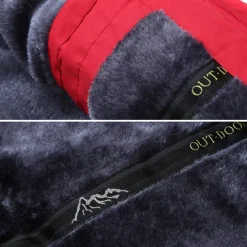 Men's Winter Jacket Fleece Jacket Softshell Jacket Windbreaker Climbing Snow Sports Thermal Warm Waterproof Hooded Waterproof Winter Autumn / Fall Sportswear Regular Red Army Green Light Black Light