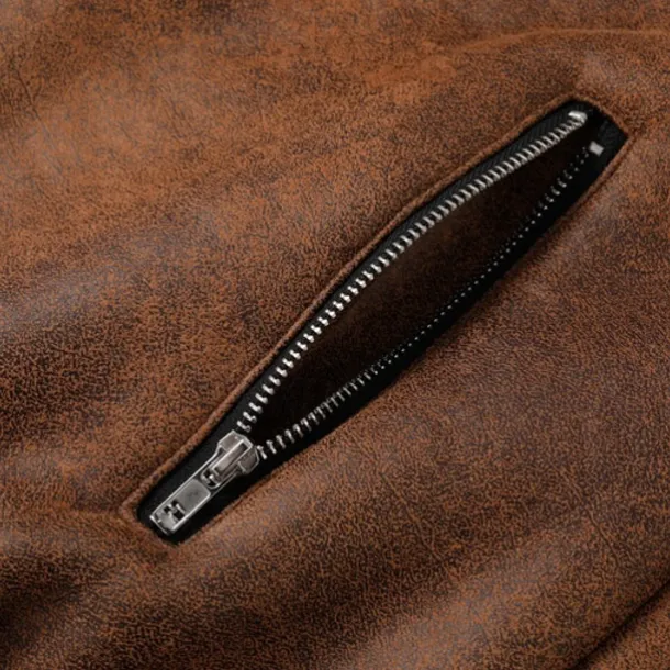 Men's Winter Jacket Fleece Jacket Sherpa Jacket Faux Suede Jacket Vacation Daily Thermal Warm Pocket Fleece Fall & Winter Plain Fashion Streetwear Lapel Regular Faux Leather Black Brown Green Jacket