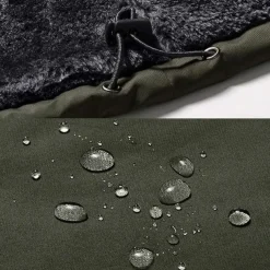 Men's Winter Jacket Fleece Jacket Softshell Windbreaker Climbing Snow Sports Thermal Warm Waterproof Hooded Sportswear