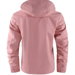 Men's Winter Jacket Sport Coat Raincoat Hiking Jacket Outdoor Camping & Hiking Waterproof Windbreaker Zipper Pocket Fall Winter Solid Color Fashion Streetwear Hooded Regular Dark Red Yellow Light