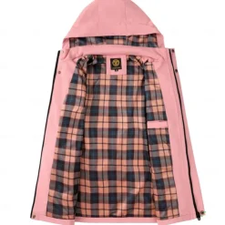 Men's Winter Jacket Sport Coat Raincoat Hiking Jacket Outdoor Camping & Hiking Waterproof Windbreaker Zipper Pocket Fall Winter Solid Color Fashion Streetwear Hooded Regular Dark Red Yellow Light