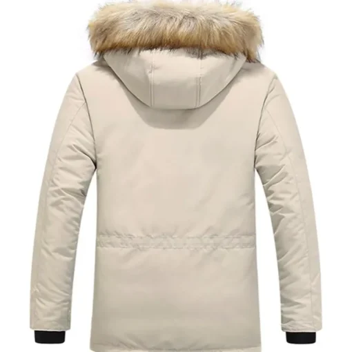 Men's Winter Polyester Thermal Warm Fleece Lining Windproof Breathable orange Cream Screen Color grey blue Vest