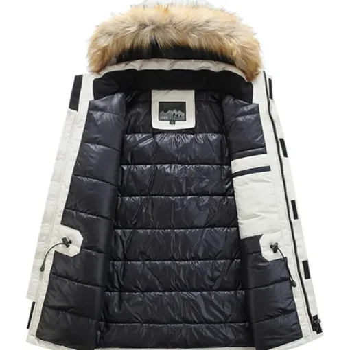 Men's Winter Polyester Thermal Warm Fleece Lining Windproof Breathable orange Cream Screen Color grey blue Vest