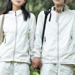 Men's Women's Hiking Jacket Outdoor UPF50+ Breathable Lightweight Jacket Windbreaker Jacket Traveling Dark Grey Black White Army Green Royal Blue