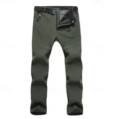 Men's Women's Hiking Pants Trousers Waterproof Hiking Pants Outdoor Fleece Lining Pants / Trousers [Ms. B]Purple [Lady B] Army Green S M L XL XXL