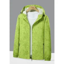 Men's Women's Hoodie Jacket Hiking Jacket Hiking Raincoat Winter Outdoor Waterproof Breathable Soft Detachable Cap Jacket Full Length Visible Zipper Fishing Climbing Beach Light Pink Black White Blue