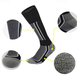 Men's Women's Ski Socks Outdoor Winter Thermal Warm Breathable Sweat-Wicking Crew Socks for Skiing Camping / Hiking Snowboarding Ski