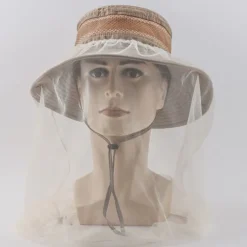 Men's Women's Sun Hat Hiking Hat Mosquito Head Net Hat 1 pcs Summer Outdoor Portable Anti-Mosquito Anti-Eradiation Comfortable Patchwork Polyester Army Green Khaki Dark Gray for Fishing