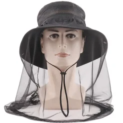 Men's Women's Sun Hat Hiking Hat Mosquito Head Net Hat 1 pcs Summer Outdoor Portable Anti-Mosquito Anti-Eradiation Comfortable Patchwork Polyester Army Green Khaki Dark Gray for Fishing