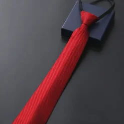 Men's Work / Wedding / Gentleman Necktie - Striped Formal Style / Modern Style / Classic Party Tie High Quality Business Work Ties for Men Red Neck Tie Male Fashion Formal Tie