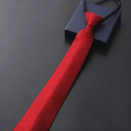 Men's Work / Wedding / Gentleman Necktie - Striped Formal Style / Modern Style / Classic Party Tie High Quality Business Work Ties for Men Red Neck Tie Male Fashion Formal Tie