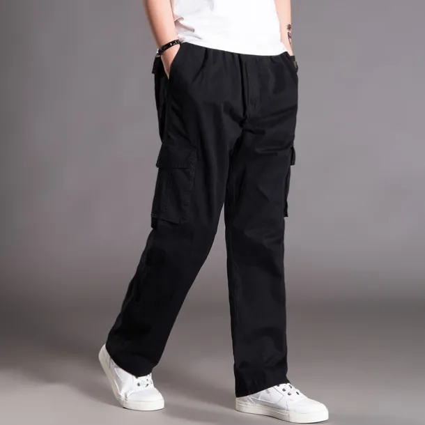 Men's Work Pants Hiking Cargo Pants Hiking Pants Trousers Summer Outdoor Ripstop Quick Dry Multi Pockets Breathable Cotton Pants / Trousers Bottoms Army Green Light Grey Black Work Hunting Fishing L