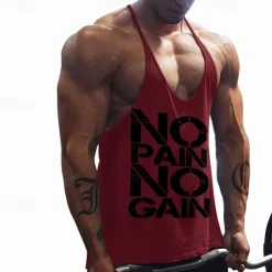 Men's Workout Tank Top Running Tank Top Gym Tank Top Sleeveless Vest / Gilet Casual Athleisure Breathable Quick Dry Soft Gym Workout Running Walking Sportswear Activewear Black White Yellow