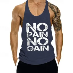 Men's Workout Tank Top Running Tank Top Gym Tank Top Sleeveless Vest / Gilet Casual Athleisure Breathable Quick Dry Soft Gym Workout Running Walking Sportswear Activewear Black White Yellow