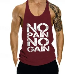 Men's Workout Tank Top Running Tank Top Gym Tank Top Sleeveless Vest / Gilet Casual Athleisure Breathable Quick Dry Soft Gym Workout Running Walking Sportswear Activewear Black White Yellow