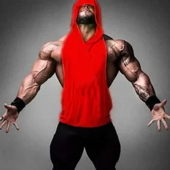 Men's Workout Tank Top Running Tank Top Gym Tank Top Sleeveless Vest / Gilet Casual Athleisure Cotton Breathable Quick Dry Soft Gym Workout Running Walking Sportswear Activewear Solid Colored Black