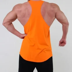 Men's Workout Tank Top Running Tank Top Gym Tank Top Sleeveless Vest / Gilet Casual Athleisure Cotton Breathable Quick Dry Soft Gym Workout Running Walking Sportswear Activewear Solid Colored Black