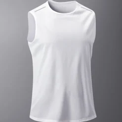 Men's Workout Tank Top Running Tank Top Gym Tank Top Reflective Strip Sleeveless Outerwear Casual Athleisure Breathable Quick Dry Soft Gym Workout Running Walking Sportswear Activewear Solid Colored
