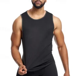 Men's Workout Tank Top Running Tank Top Gym Tank Top Sleeveless Vest / Gilet Casual Athleisure Breathable Quick Dry Soft Gym Workout Running Walking Sportswear Activewear Solid Colored Peacock Blue