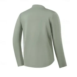 Men's Zip Up Hoodies Quarter Zip Sweatshirt Black Light Green Dark Gray Beige Standing Collar Plain Cool Casual Athletic Clothing Apparel Hoodies Sweatshirts Long Sleeve