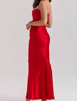 Mermaid / Trumpet Quinceanera Dresses Elegant Dress Wedding Wedding Guest Floor Length Sleeveless Strapless Spandex Backless with Ruched