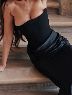 Mermaid / Trumpet Quinceanera Dresses Elegant Dress Wedding Wedding Guest Floor Length Sleeveless Strapless Spandex Backless with Ruched