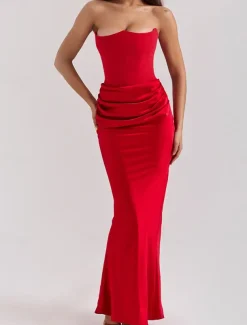 Mermaid / Trumpet Quinceanera Dresses Elegant Dress Wedding Wedding Guest Floor Length Sleeveless Strapless Spandex Backless with Ruched