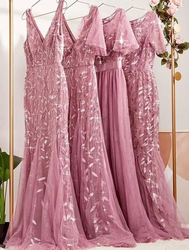 Mermaid Evening Gown Sequin Elegant Dress Wedding Guest Prom Floor Length Long Sleeve Jewel Neck Tulle with Embroidery dress to impress