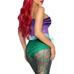 Mermaid Halloween Dress Masquerade Fancy Costume Carnival Costume Mermaid and Trumpet Gown Slip Cosplay Adults' Women's Carnival Masquerade Mardi Gras Party Halloween Masquerade Easy Halloween
