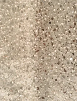 Mermaid Sequin Evening Gown RuchedSatin Dress Long Sleeves Masquerade Floor Length Illusion Neck with Pearls Overskirt dress