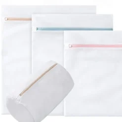 Mesh Laundry Bags for Delicates with Zipper, Lingerie Laundry Bag, Travel Storage Organize Bag, Clothing In-Wash Cleaning Bag For Laundry, Blouse, Hosiery, Stocking, Underwear, Bra, Lingerie