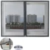 Mesh Screen Mosquito Nets For Windows, Summer Insect-proof Curtains, Removable Household Screen Doors, Invisible Custom Zipper Mosquito Nets Adjustable Screen Window