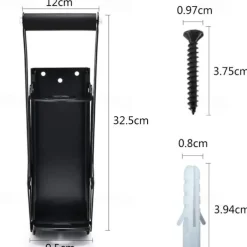 Metal Can Crusher Wall Mounted Thicker Metal Arms Heavy Duty Aluminum Can Crushers for Recycling 16oz Plastic Bottle Soda Can Smasher + 4 Mounting Screws