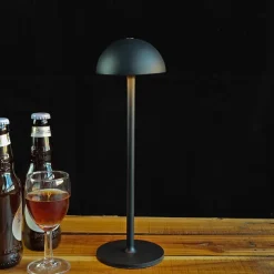 Metal Cordless Table Lamp LED Eye Protection Hotel Restaurant USB Charging Bar Atmosphere Night Light 2000mAH