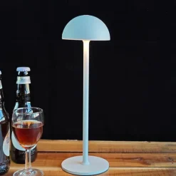 Metal Cordless Table Lamp LED Eye Protection Hotel Restaurant USB Charging Bar Atmosphere Night Light 2000mAH