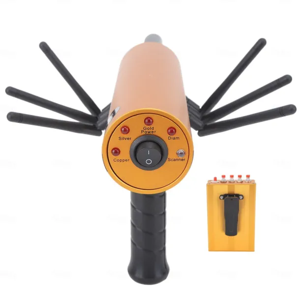 Metal Detector 30m Depth 1200m Range 6 Antenna Highly Accurate Metal Pinpointer Handheld Golden Diamond Miner Detector Metal Finding Detector Remote Search Underground Metal Device for Silvery Copper