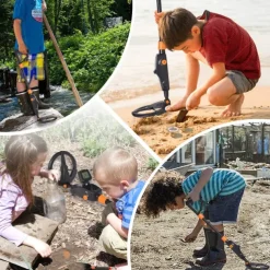 Metal Detector MD-1008A Advanced Kid's Gold Finder Treasure Hunter Pro Detector