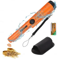 Metal Detector Pinpointer, Fully Submersible Waterproof Handheld Pin Pointer Wand, Search Treasure Pinpointing Finder Probe for Adults, Kids