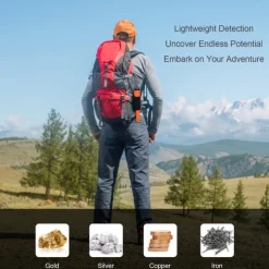 Metal Detector Pinpointer, Fully Submersible Waterproof Handheld Pin Pointer Wand, Search Treasure Pinpointing Finder Probe for Adults, Kids