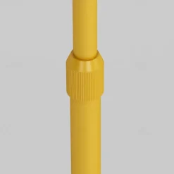 Metal Vaulted Floor Lamp for Living Room, 1 Bulb Macaron Standing Light, Modern Office Reading Floor Light with Adjustable Rod Arm 110-240V