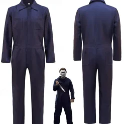 Michael Myers Halloween Cosplay Costume Mask Party Costume Halloween Cosplay Scary Costume Adults' Men's Halloween Carnival Masquerade Performance Party Easy Halloween Costumes Dress Up