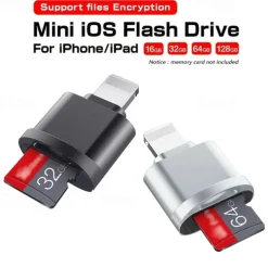 Micro SD Card Reader Converter Suitable For IPhone IPadOTG To Micro SD/TF Card Reader Viewer Adapter Memory Card Reading For IPhone 14/13/12/Pro/11/X/XR/Max/8 Support IOS 13 And ExFAT & FAT32