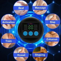 Micro-Current Foot Massager Pad for Pain Relief and Muscle Stimulation