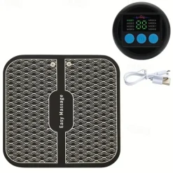 Micro-Current Foot Massager Pad for Pain Relief and Muscle Stimulation