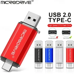 Microdrive 32GB 64GB 128GB USB Flash Drive OTG Type-C High Speed Laptop