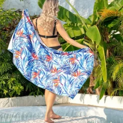 Microfiber Sand Free Beach Towel Quick Dry Super Absorbent Large Towels Blanket for Travel Pool Swimming Bath Camping Yoga Girls Women Men Adults