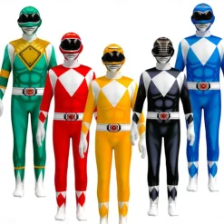 Mighty Morphin Power Rangers Tommy Oliver Cosplay Costume Jumpsuit Cosplay Movie Cosplay for Men's Women's Boys Kid's Adults' Carnival Masquerade Event / Party Masquerade