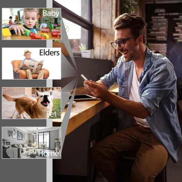 Mini Camera WiFi Wireless IP Cameras for Home Security Surveillance with Video 1080P Small Portable Nanny Cam with Phone App Motion Detection Night Vision for Indoor Outdoor Small Camera